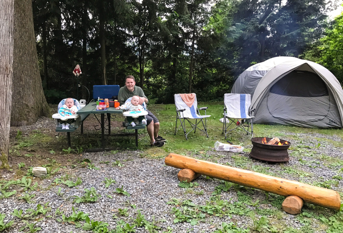 Happy Father's Day to me! It was great to get out and have a real campfire (before the summer campfire bans start).