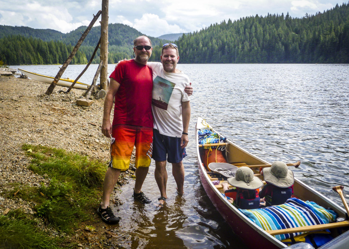 Chris got to spend lots of time with his good friend Derek, both on and off the water.