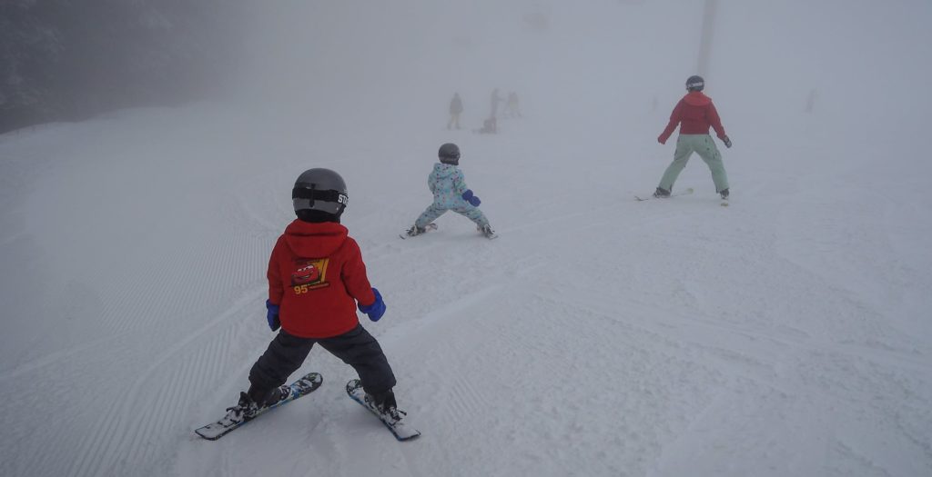 Skiing at Cypress Mountain